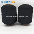 Cheap price black white elastic rubber covered thread yarn for knitting socks